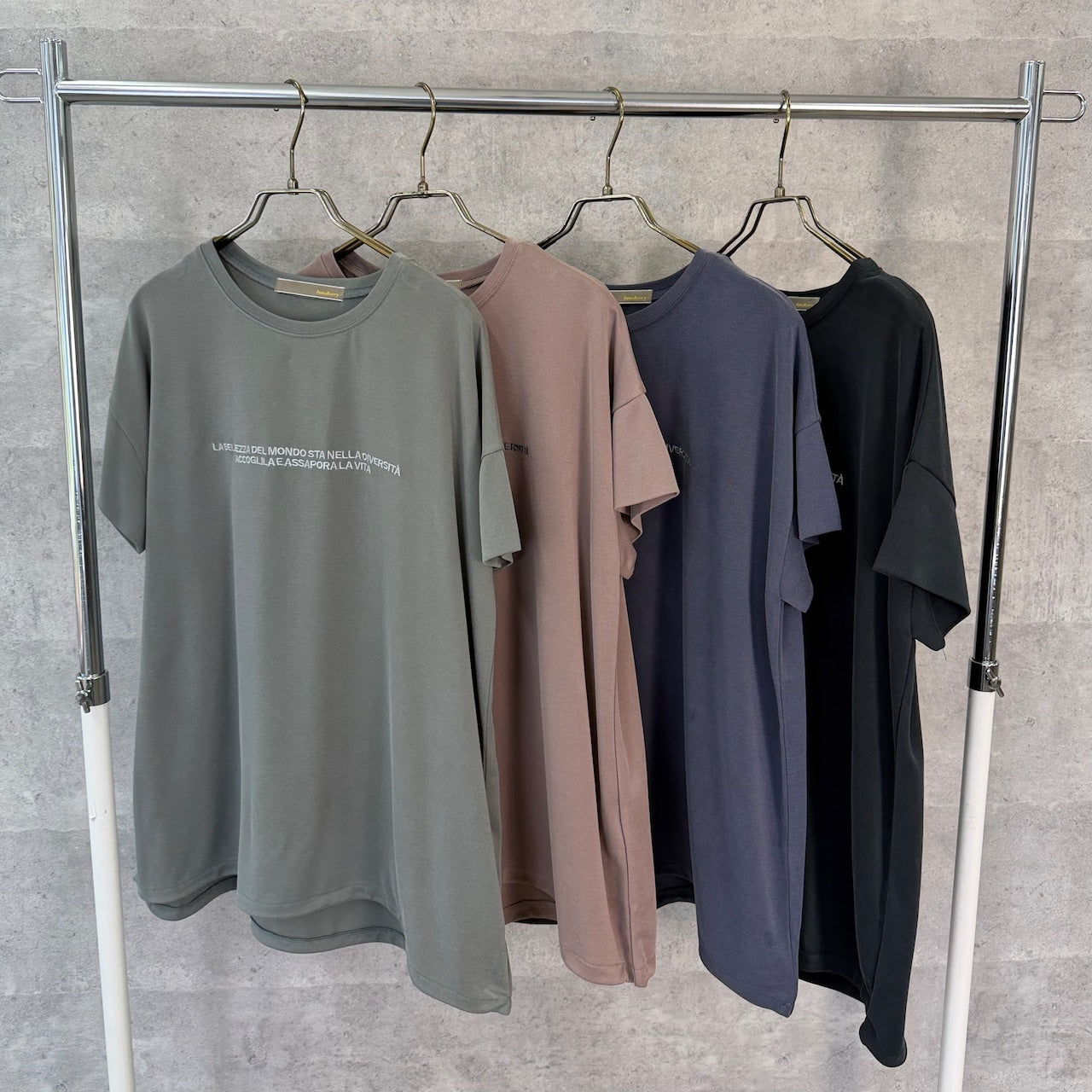 【Anna Kerry】モダールエンブロイダリーロゴTシャツ/56262915