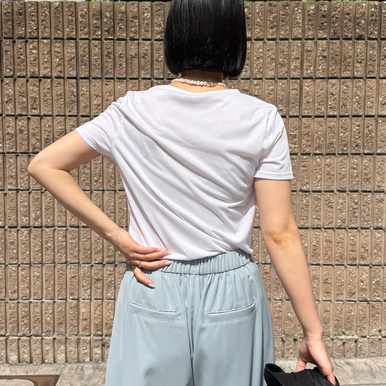 【Anna Kerry】ミニロゴコンパクトTシャツ/85262916