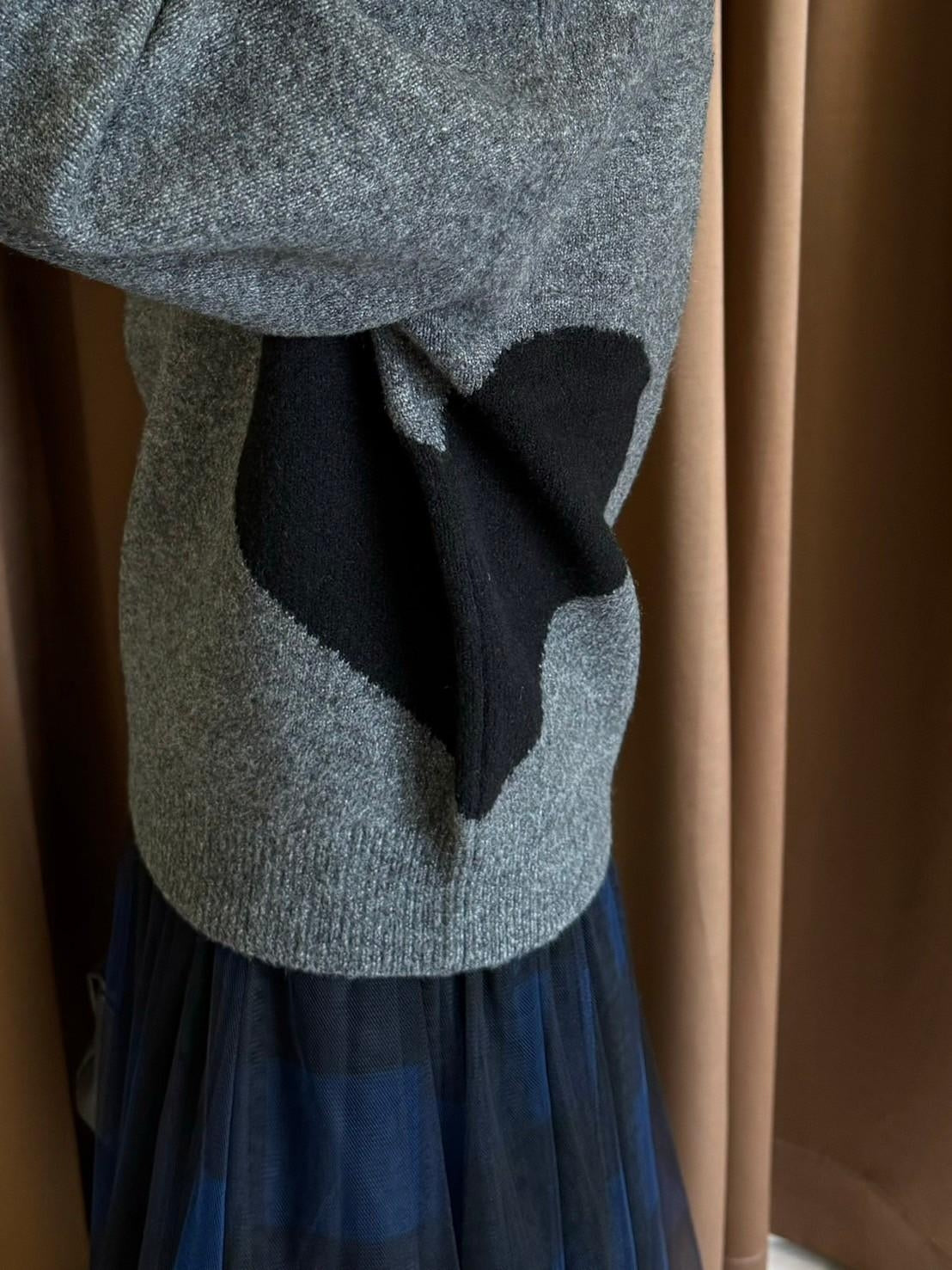 【ROSIEE】ハートモチーフニット/ R071208