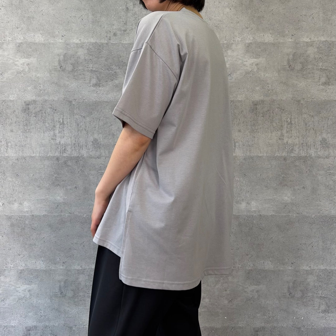 【Anna Kerry】箔プリントロゴルーズTシャツ/85261927