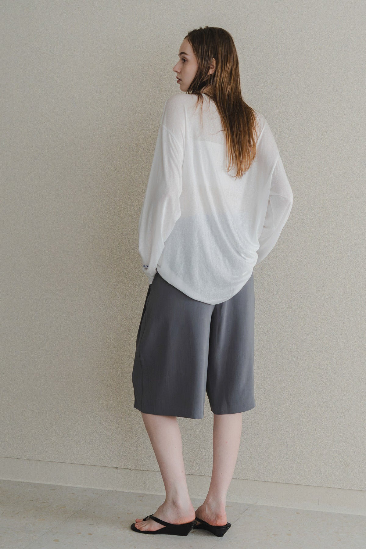 【WHYTO.】2wayシアープリントロングT/WHT27HCS4026