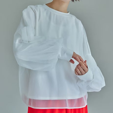 レイヤードチュールトップス SUGAR ROSE/ 236030