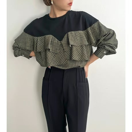 ビスチェライクドッキングブラウス LHELBIE/51824R