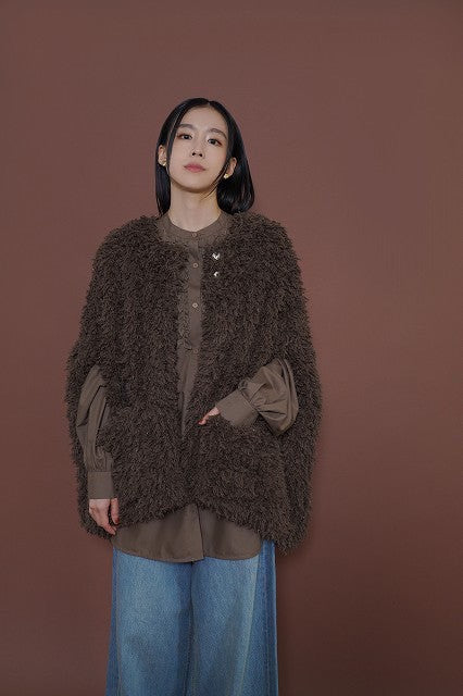 【CYAN TOKYO】ラメシャギーポンチョ/507420