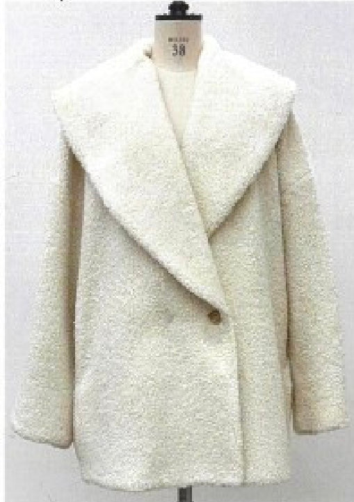 【CYNICAL】ケープカラーボアコクーンコート/552-94003