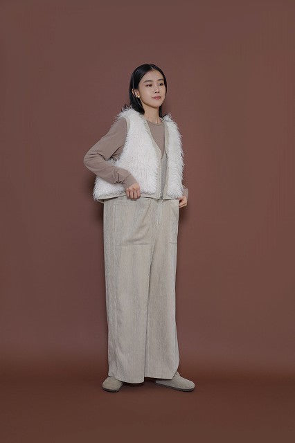 【CYAN TOKYO】スラブモールビッグポケットサロペ/507419