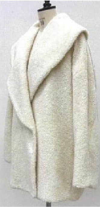 【CYNICAL】ケープカラーボアコクーンコート/552-94003