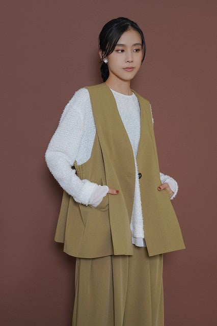 【CYAN TOKYO】アームプリーツ3Dベスト/507400