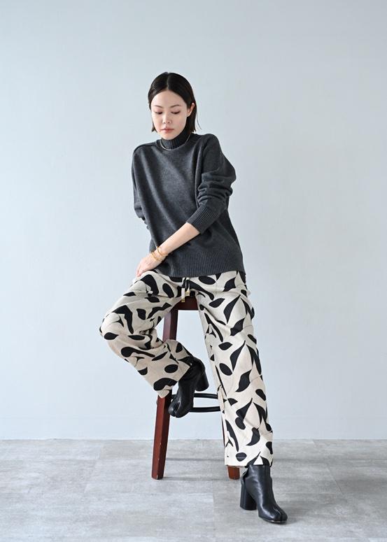 【HERENCIA】コンフォートハイネックニット/H625313