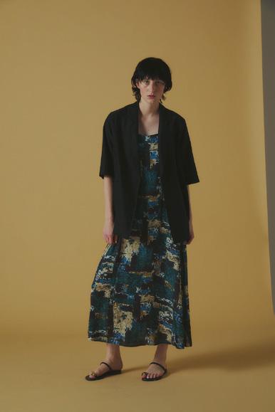 【ANGELINA】五分袖オーバージャケット/26163-6063M