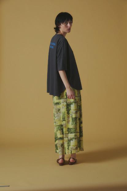 【ANGELINA】チェックプリントギャザースカート/26163-8087WC