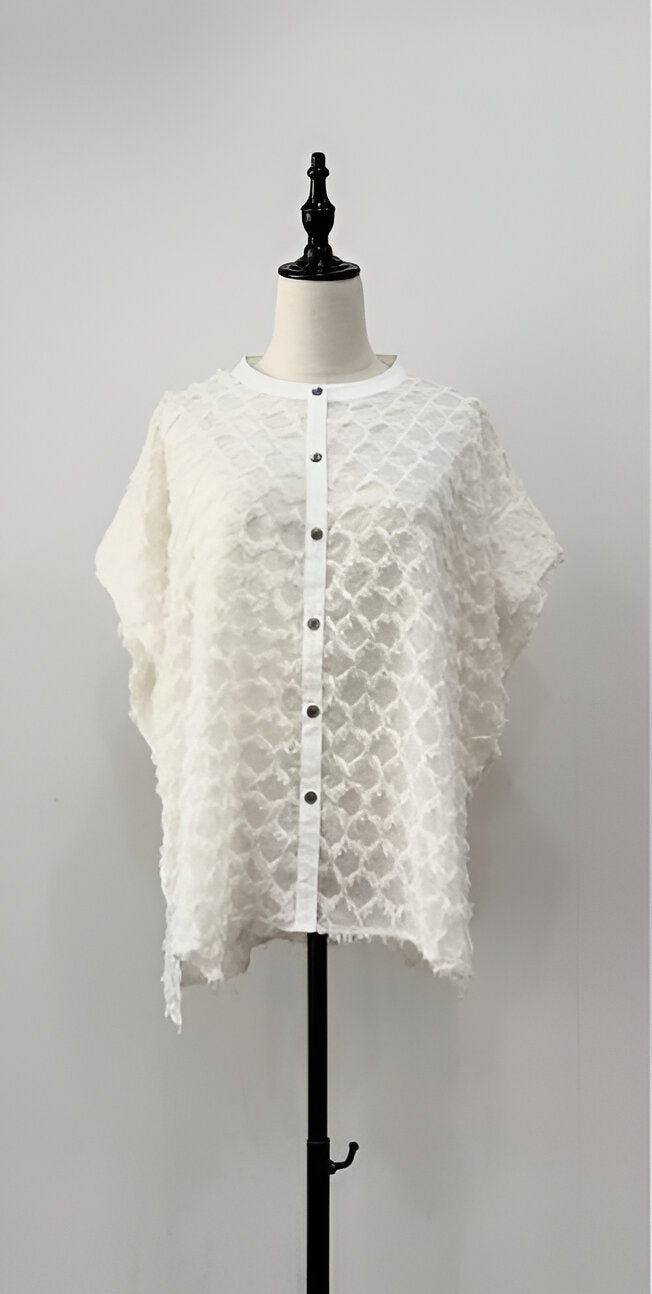 【siro de labonte】タックスリーブブラウス/R623306