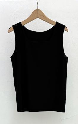 【WYTE】エッセンシャルクリアリブSネックタンクトップ/11-40511