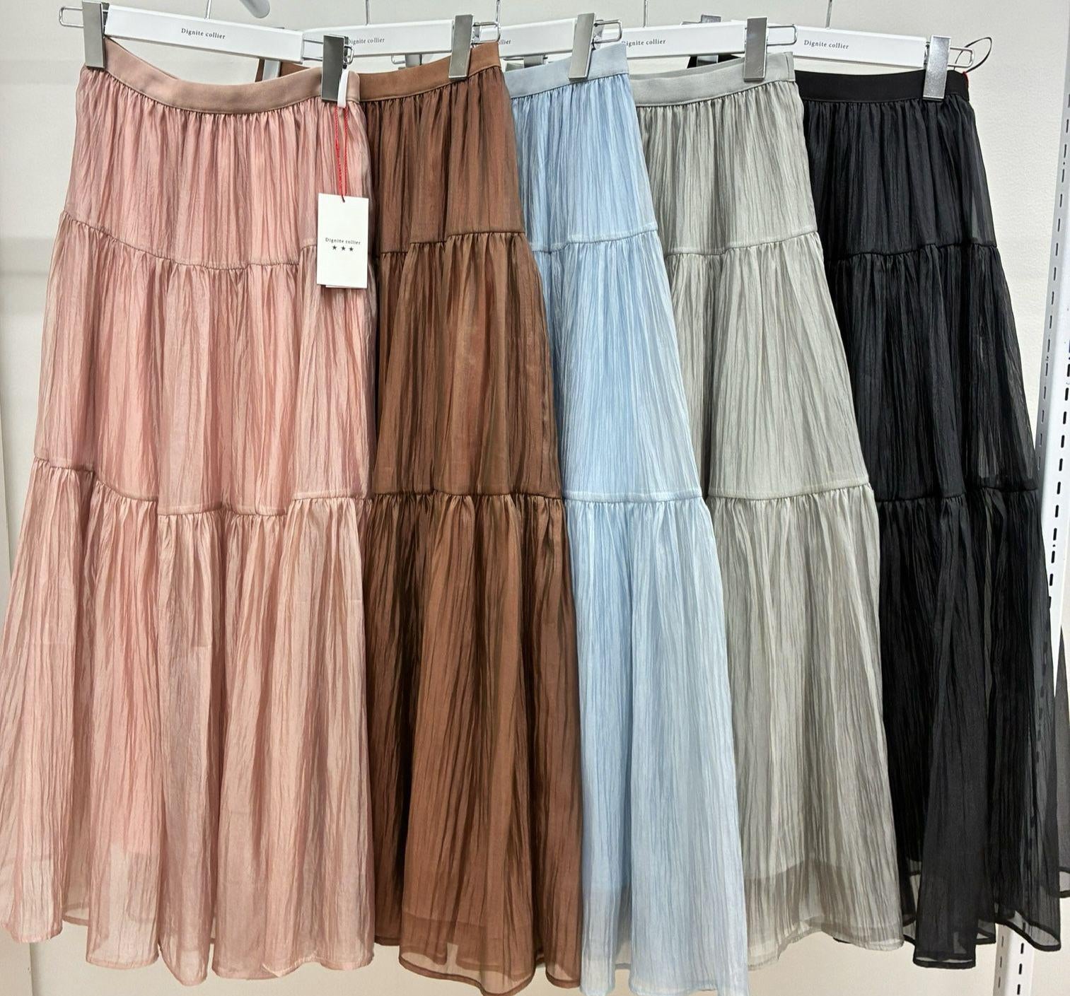 【Dignite Collier】シアーワッシャースカート/80268114