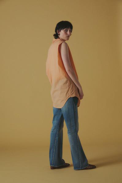 【ANGELINA】立体ストレートデニム/26153-9487WE