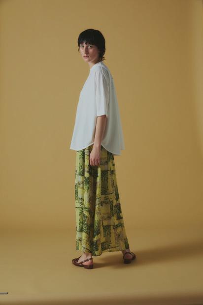 【ANGELINA】チェックプリントギャザースカート/26163-8087WC