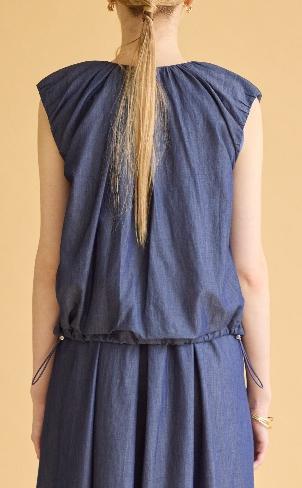 【SUGAR ROSE】ギャザードロストジップベスト/266130