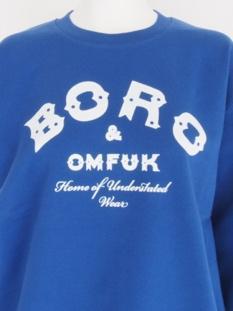 【Ordinary】"B O R O"スウェットシャツ/BO26-605T