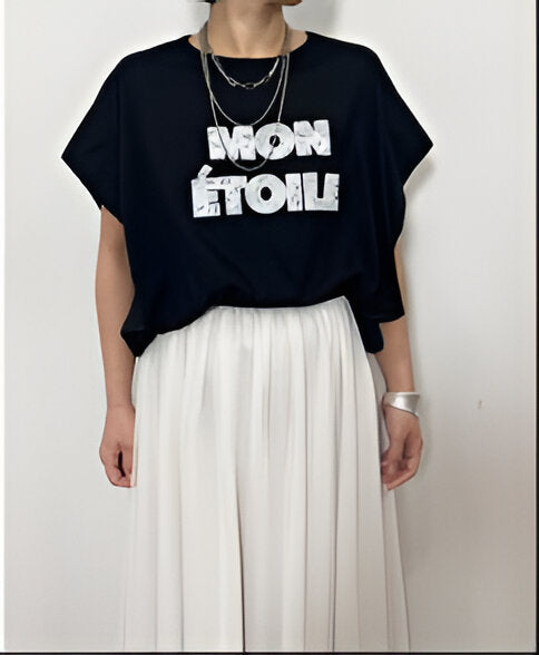 【siro de labonte】MON ETOILEタックスリーブT/R623214