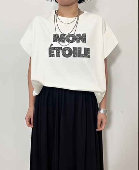 【siro de labonte】MON ETOILEタックスリーブT/R623214