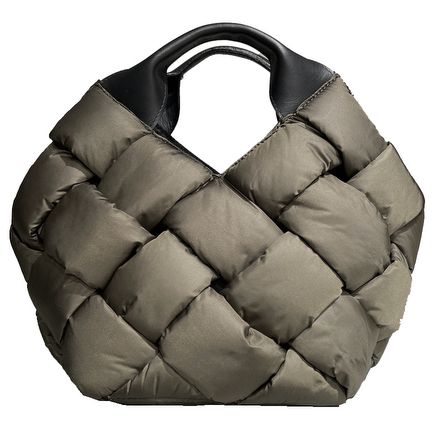 【VIOLAd'ORO】ELMO ナイロンボンディングトートバッグ/V-8663