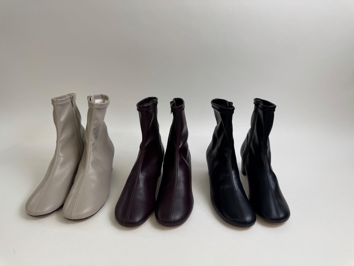 【ATELIER BRUGGE】ストレッチショートブーツ/25SN-48