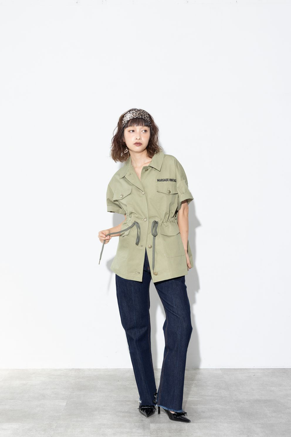 【MARGAUX VINTAGEO】サファリジャケット/MG JK-27027-S