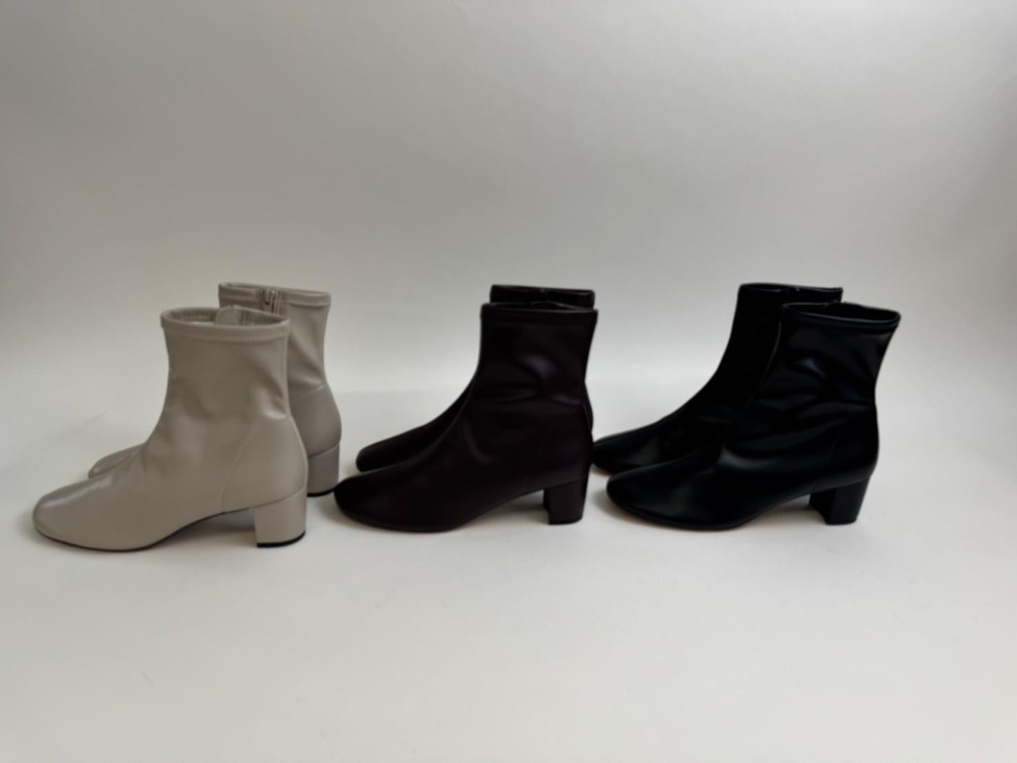 【ATELIER BRUGGE】ストレッチショートブーツ/25SN-48