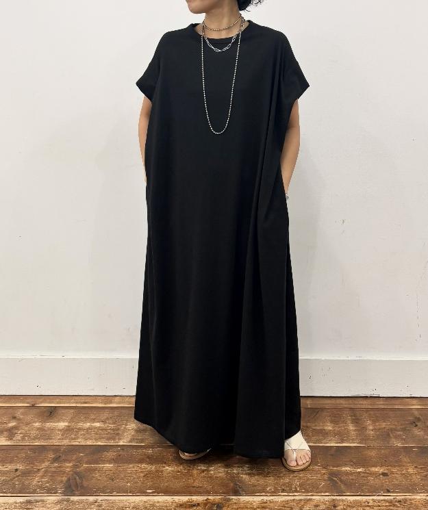 【siro de labonte】タックスリーブロングワンピース/R623217