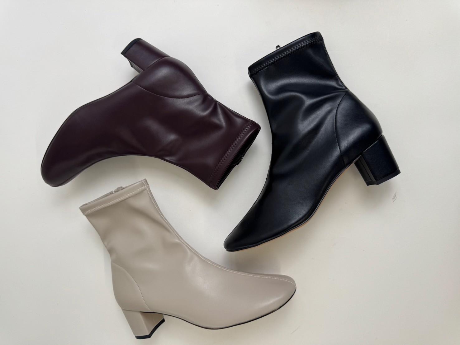 【ATELIER BRUGGE】ストレッチショートブーツ/25SN-48