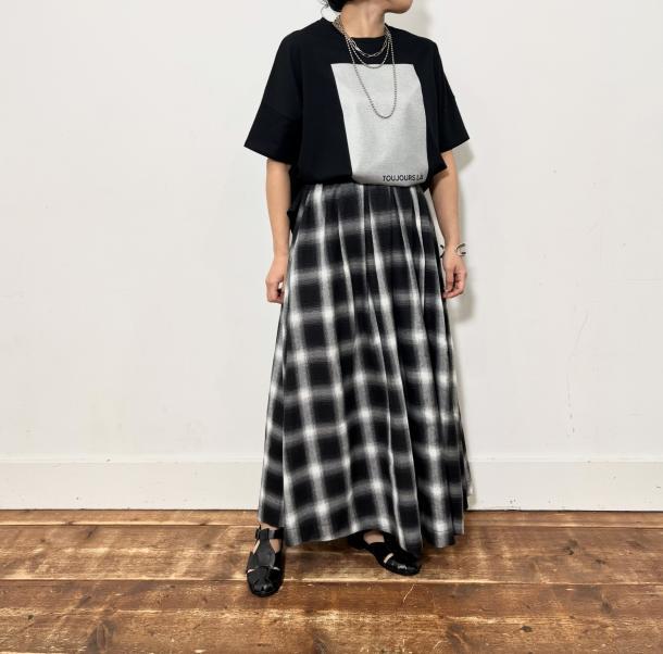 【siro de labonte】タックフレアスカート/R623317