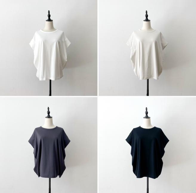 【siro de labonte】タックスリーブTシャツ/R613217