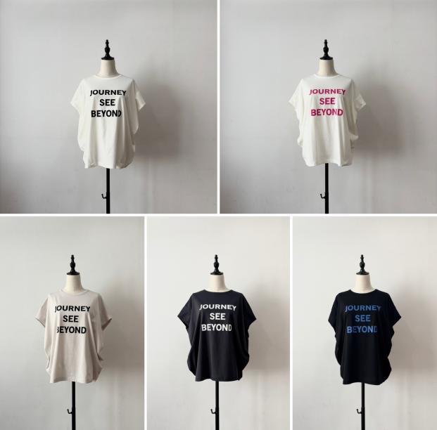 【siro de labonte】JOURNEYタックスリーブTシャツ/R613218