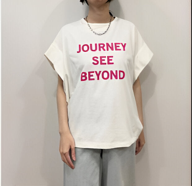 【siro de labonte】JOURNEYタックスリーブTシャツ/R613218