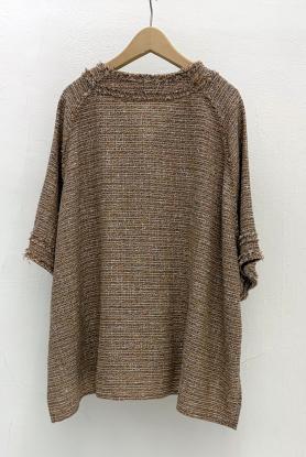 【WYTE】クラフトファンシーツイードベースボールトップ/11-11820