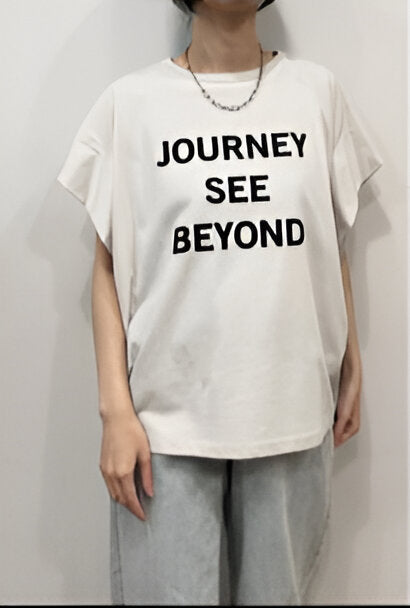 【siro de labonte】JOURNEYタックスリーブTシャツ/R613218