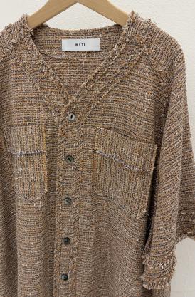 【WYTE】クラフトファンシーツイードベースボールトップ/11-11820