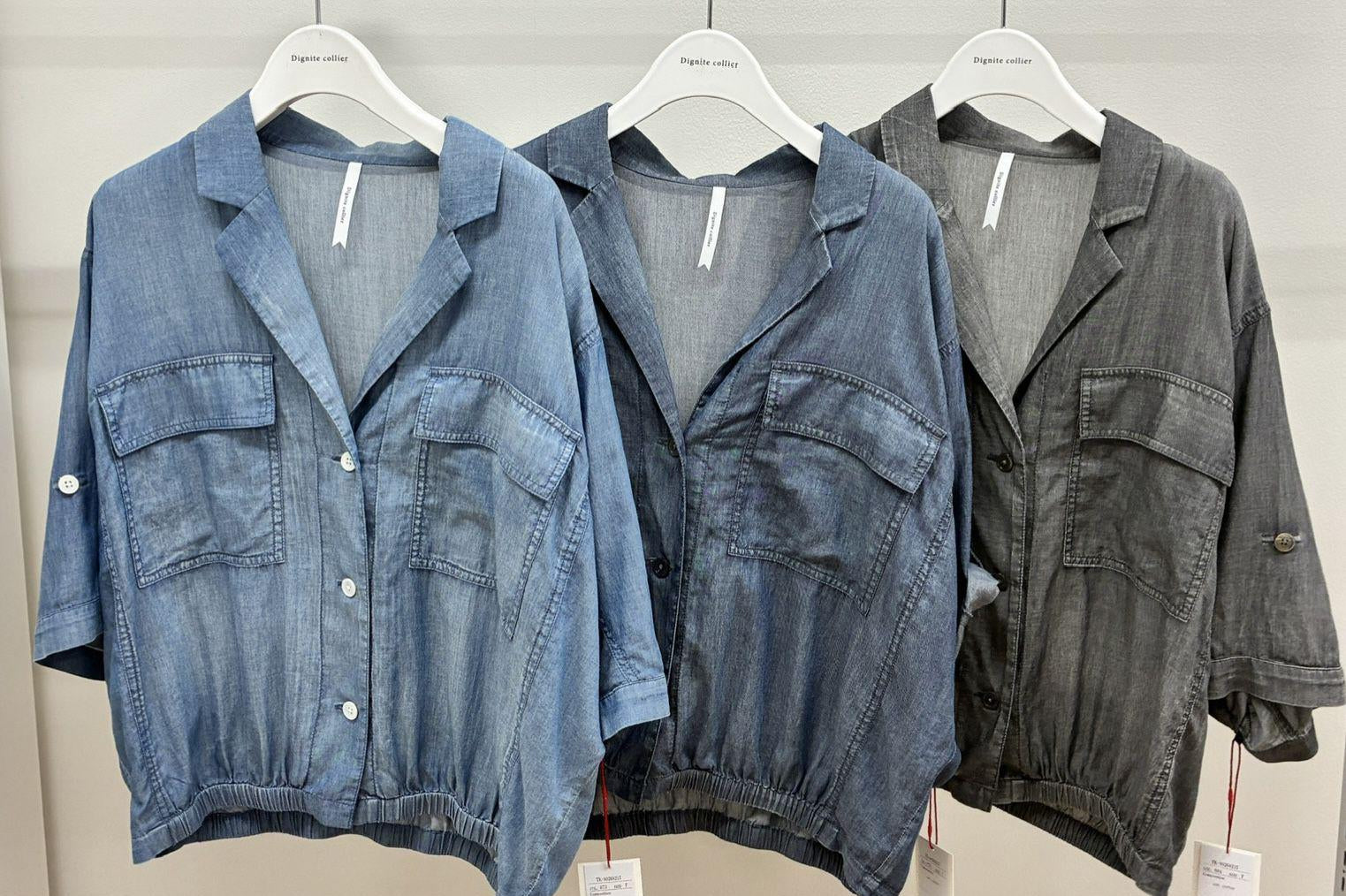 【Dignite Collier】シアーデニムドルマンジャケット/80268215