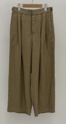 【WYTE】クラフトリネンアーティザナルワイドトラウザーズ/11-11960