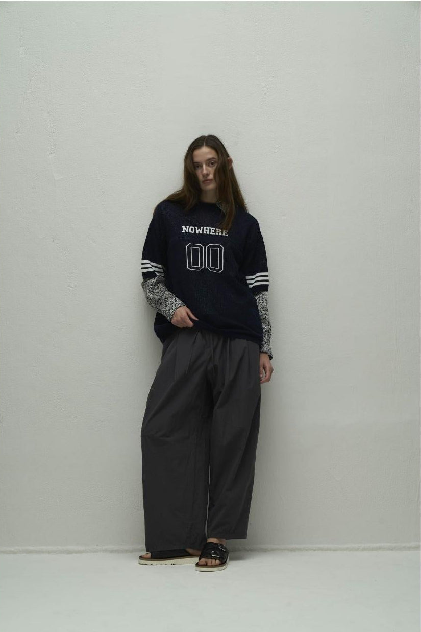 【WYTE】コットンメッシュデュアルフットボールカーディガン/11-30210