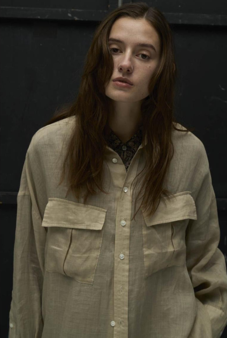 【WYTE】クラフトラミーサイドベンツファティーグシャツ/11-12270