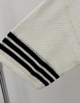 【WYTE】コットンメッシュデュアルフットボールカーディガン/11-30210