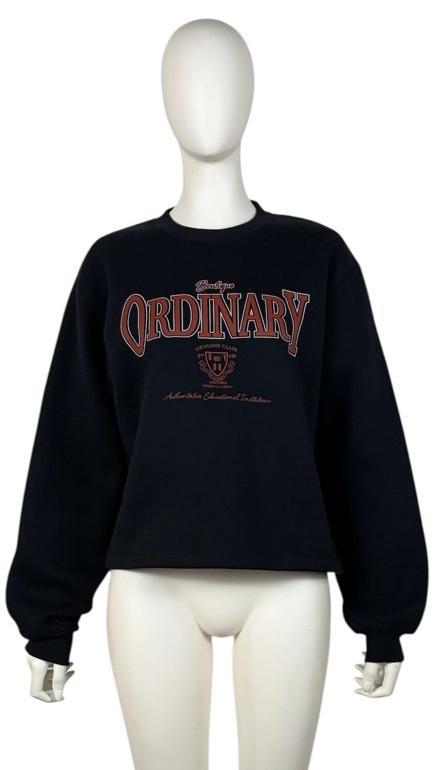 【Ordinary】カレッジプリントスウェットシャツ/BO26-723T
