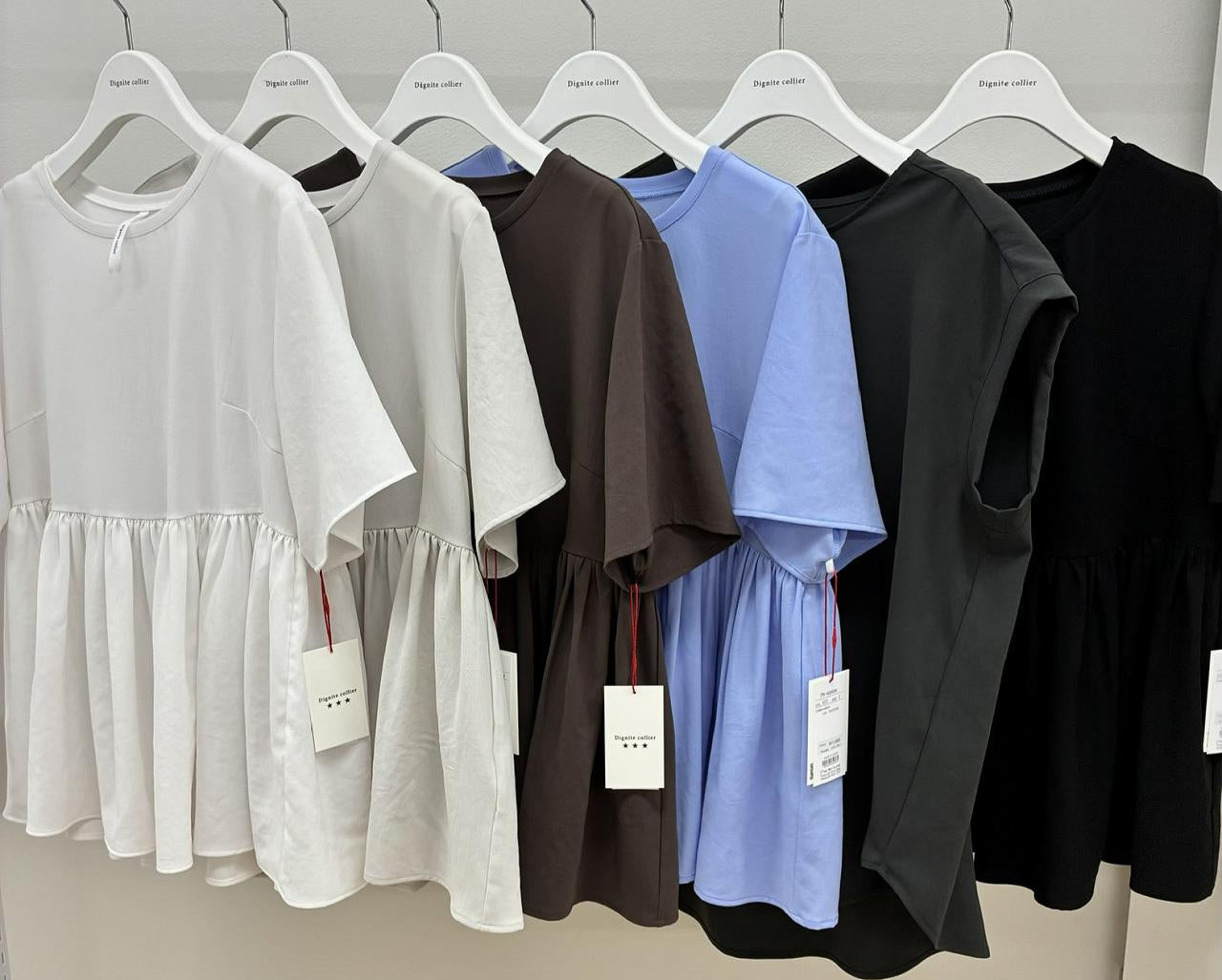 【Dignite collier】ハーフスリーブギャザープルオーバー/80268300