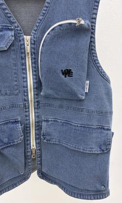 【WYTE】ハイブリットデニムフィッシングベスト/11-12330