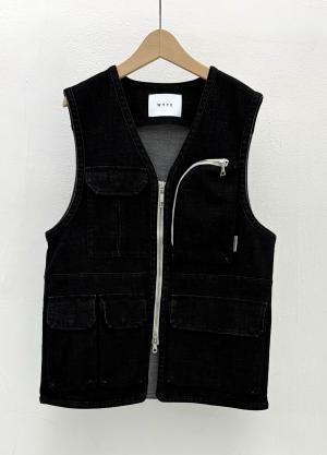 【WYTE】ハイブリットデニムフィッシングベスト/11-12330