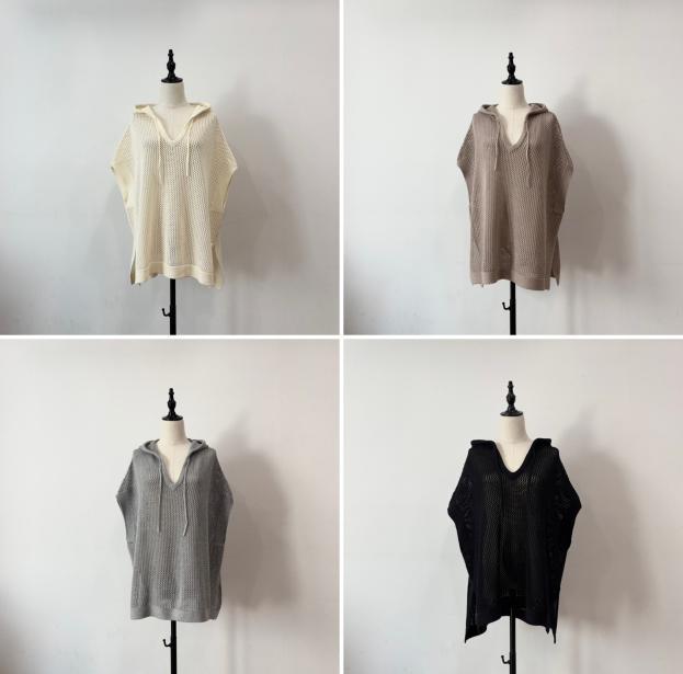 【siro de labonte】メッシュフーディベスト/R613103