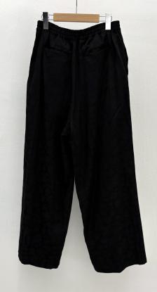 【WYTE】コントラストジャガードイージーワイドトラウザーズ/11-12560