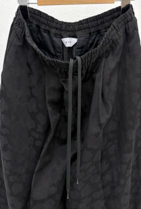 【WYTE】コントラストジャガードイージーワイドトラウザーズ/11-12560