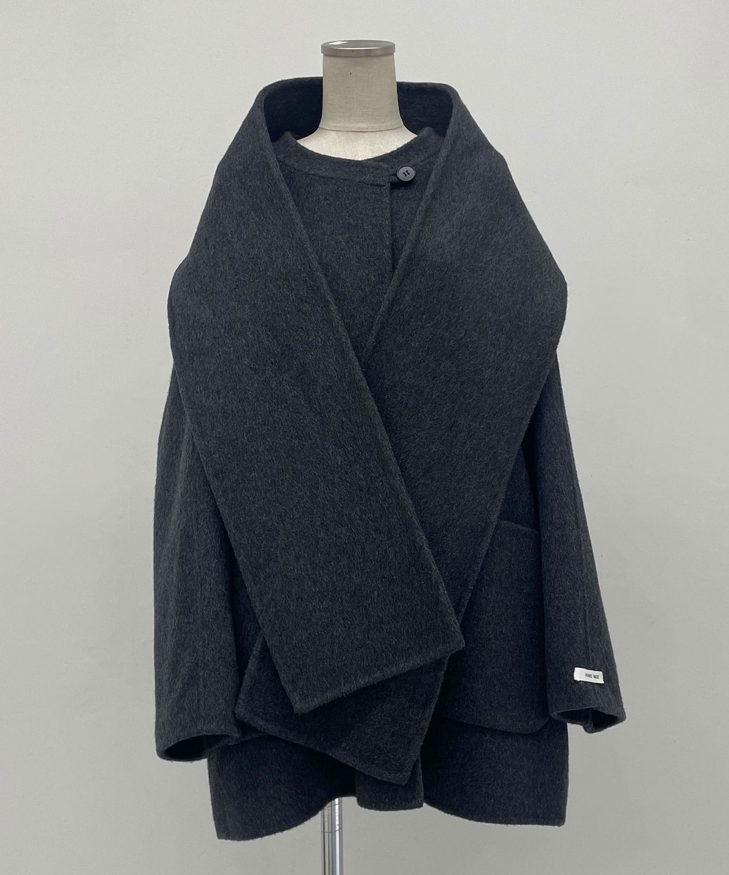 【HERENCIA】ストール付きウールコート/H125308